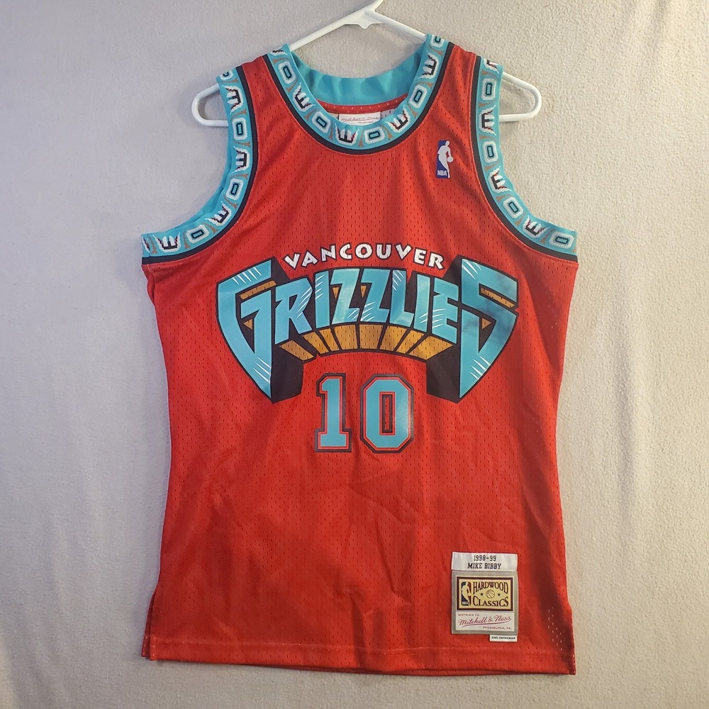 Mitchell & Ness Mike Bibby Vancouver Grizzlies 90s Swingman NBA Jersey Medium